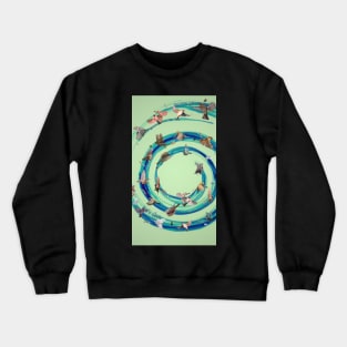 ballet of the falling sparrows Crewneck Sweatshirt